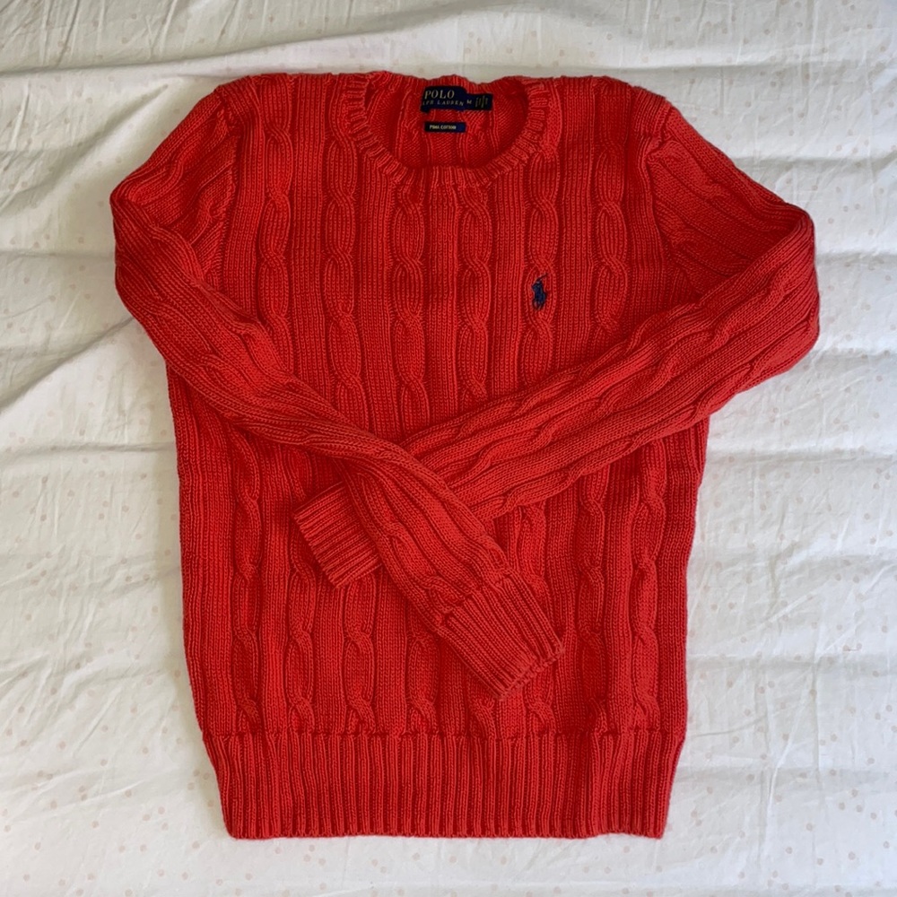 Orange Polo Ralph Lauren Sweater